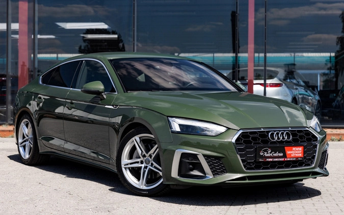 Audi A5 cena 152900 przebieg: 125431, rok produkcji 2022 z Chodzież małe 781
